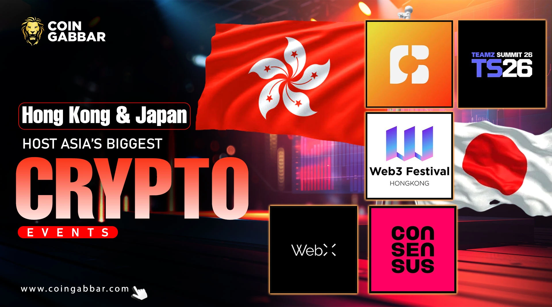 Hong Kong & Japan Host Asia’s Biggest Crypto Events