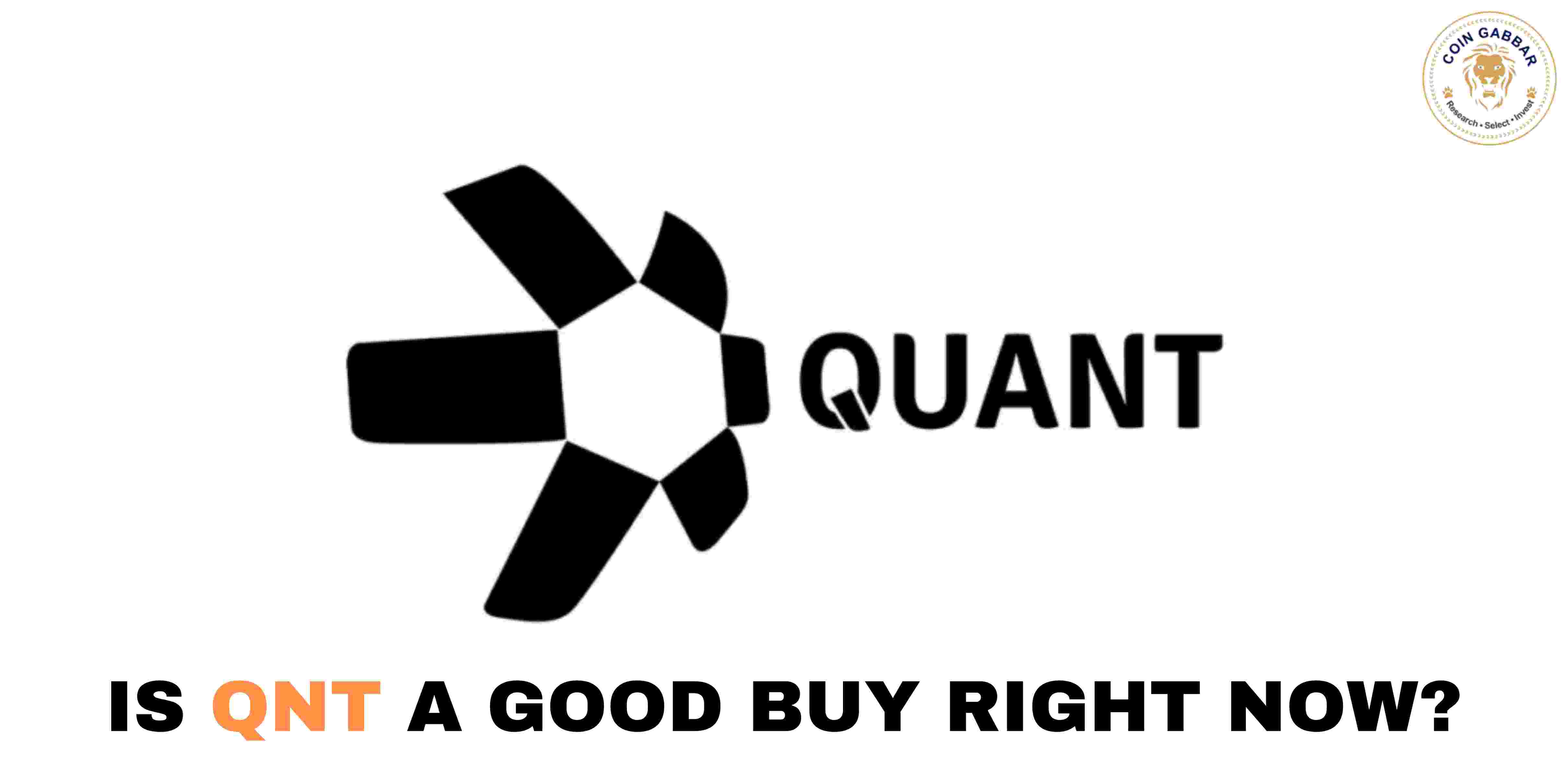 Is Quant a good buy right now? | QNT Price Chart and News