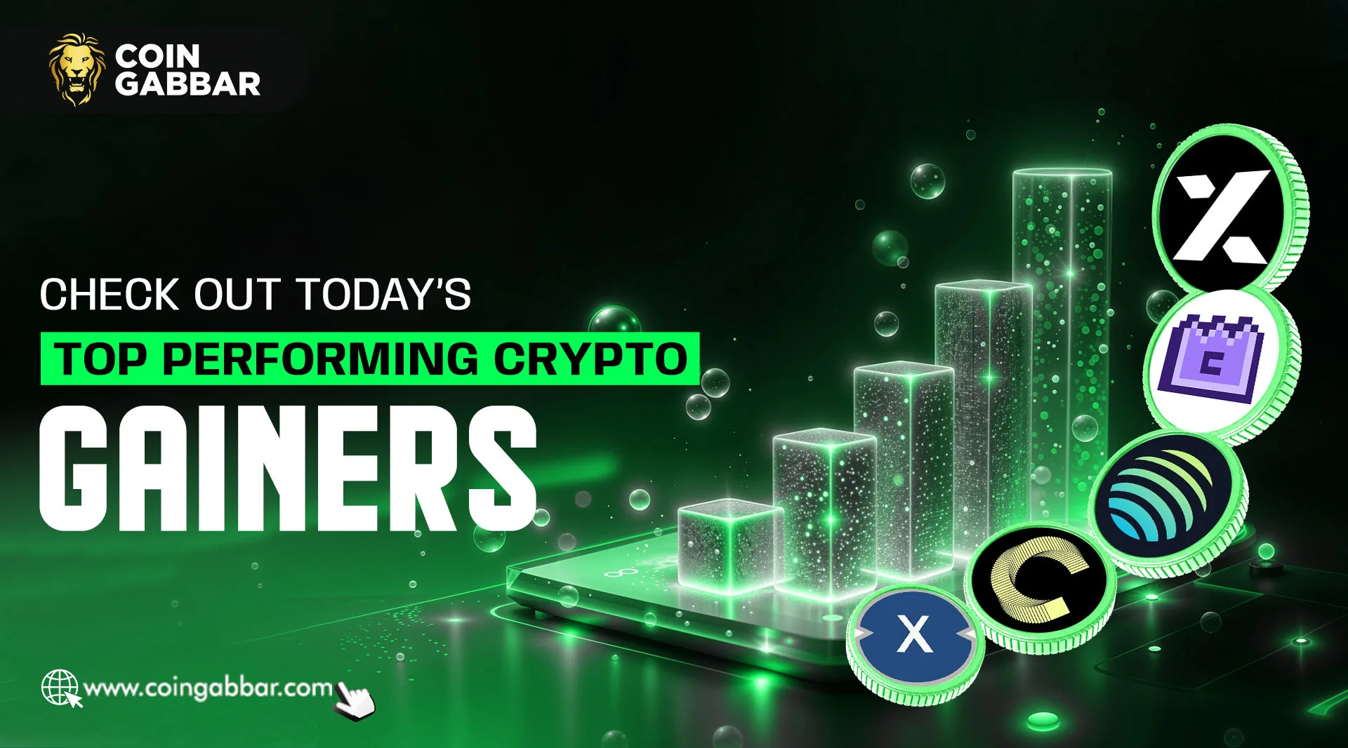 Check Out Today’s Top Performing Crypto Gainers