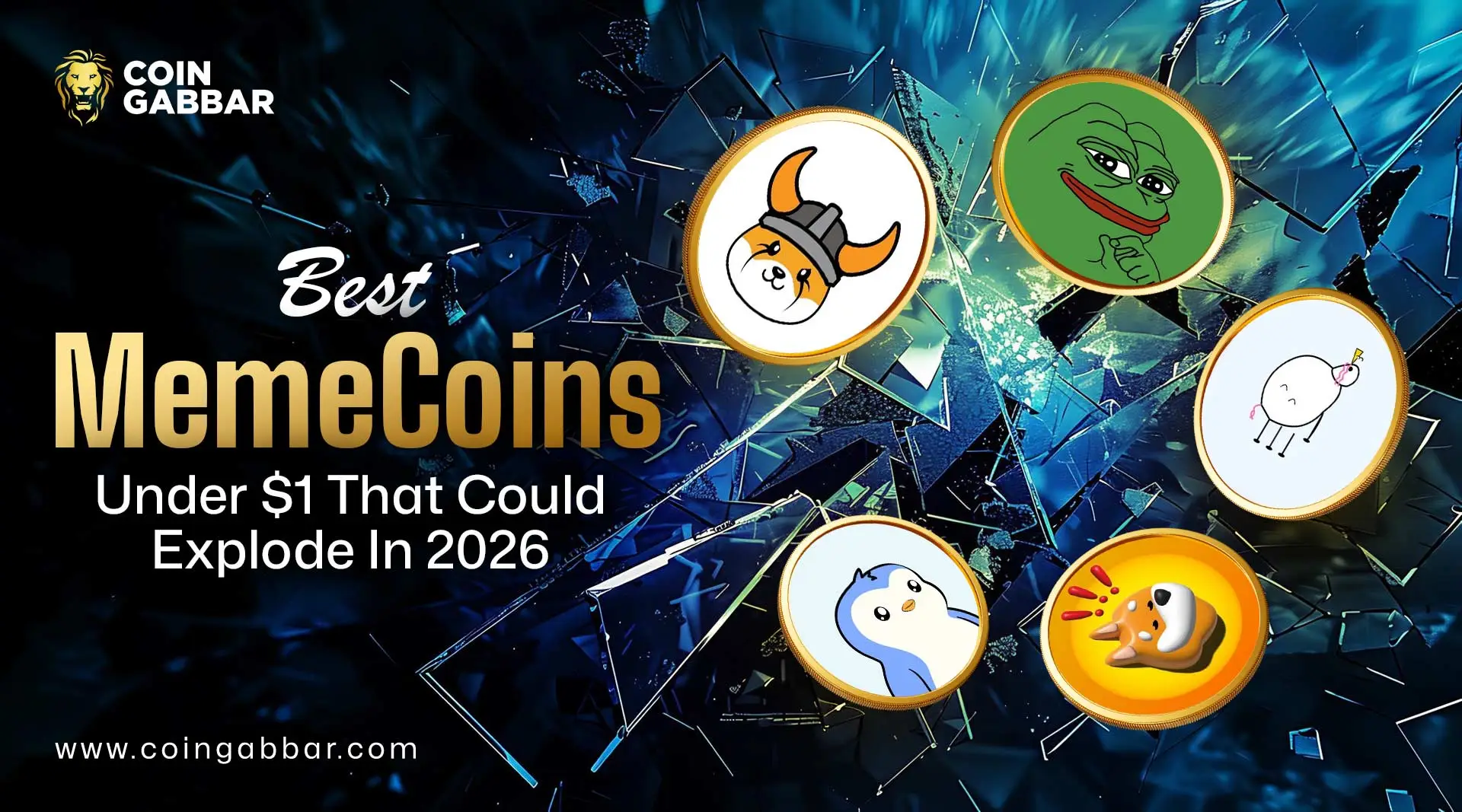 Best MemeCoins Under $1 That Could Explode In 2026