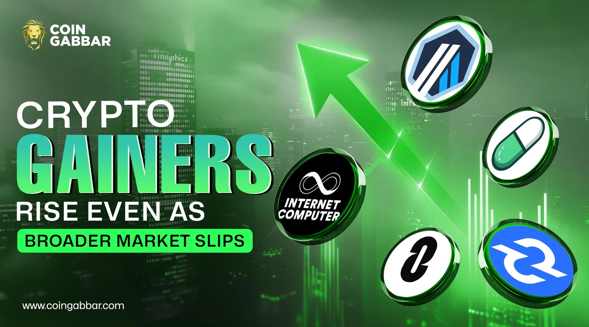 Crypto Gainers Rise Even as Broader Market Slips