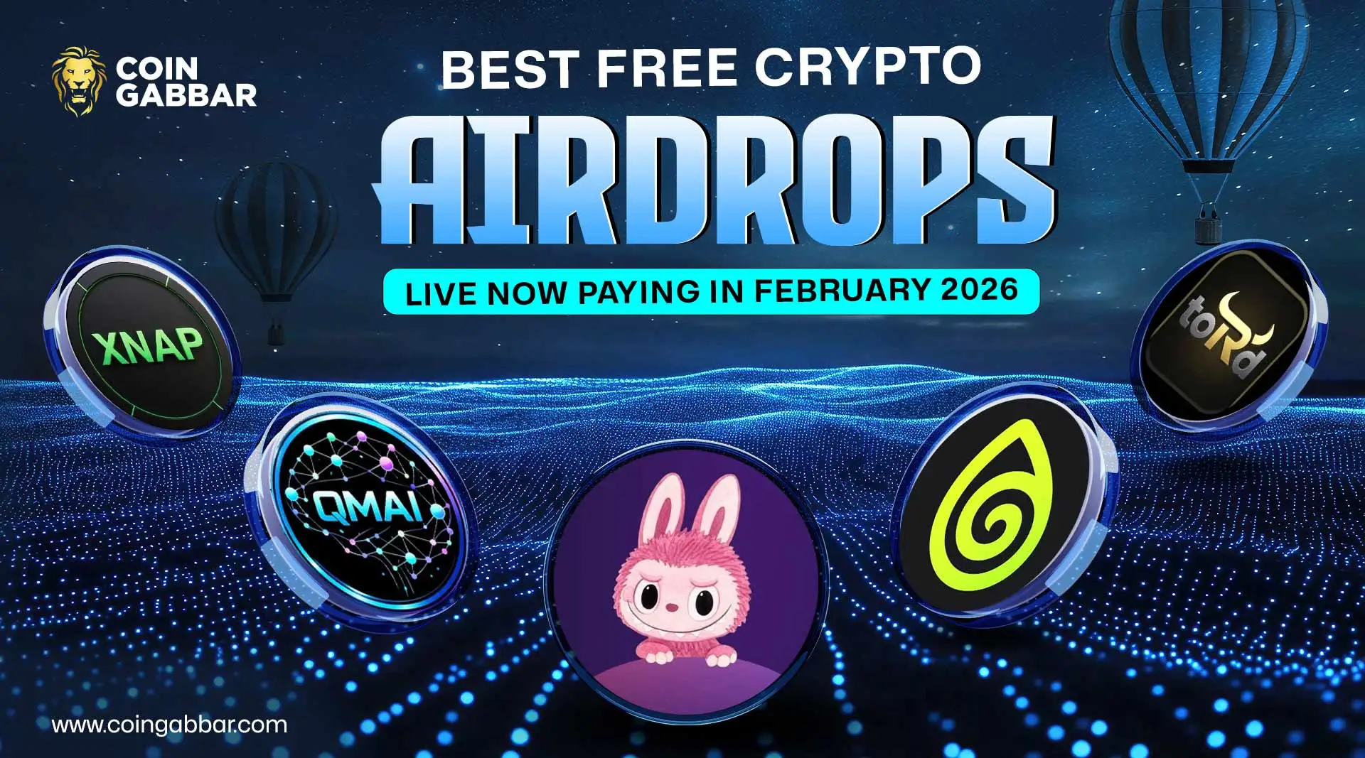 Best Free Crypto Airdrops Live Now Paying in February 2026