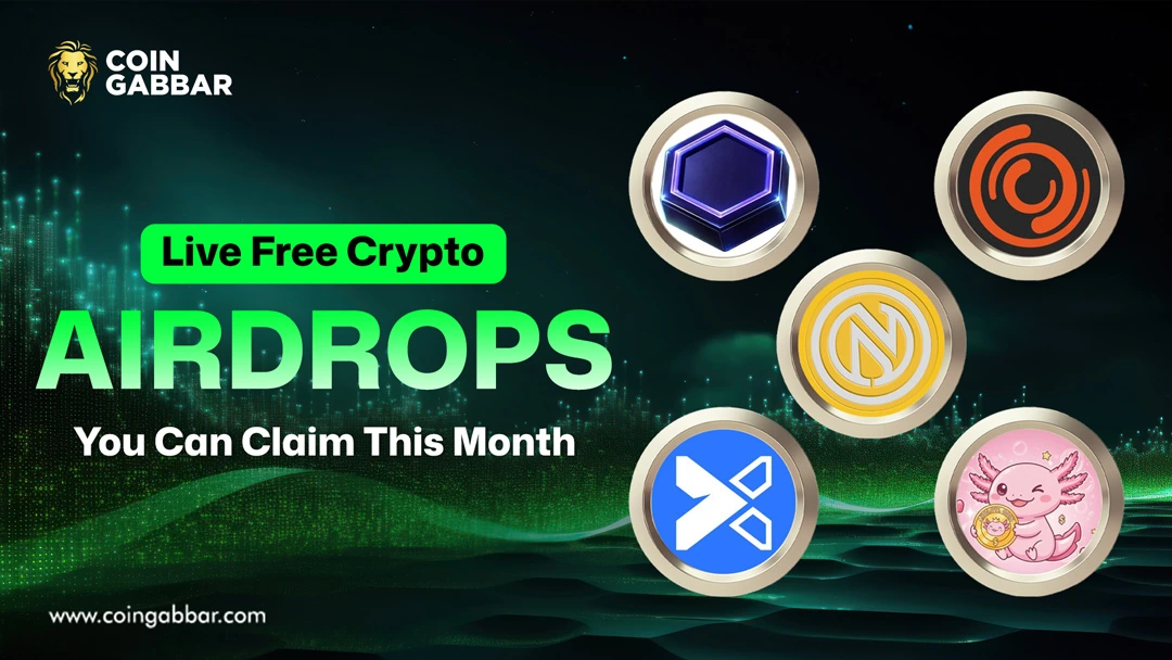 Live Free Crypto Airdrops You Can Claim This Month