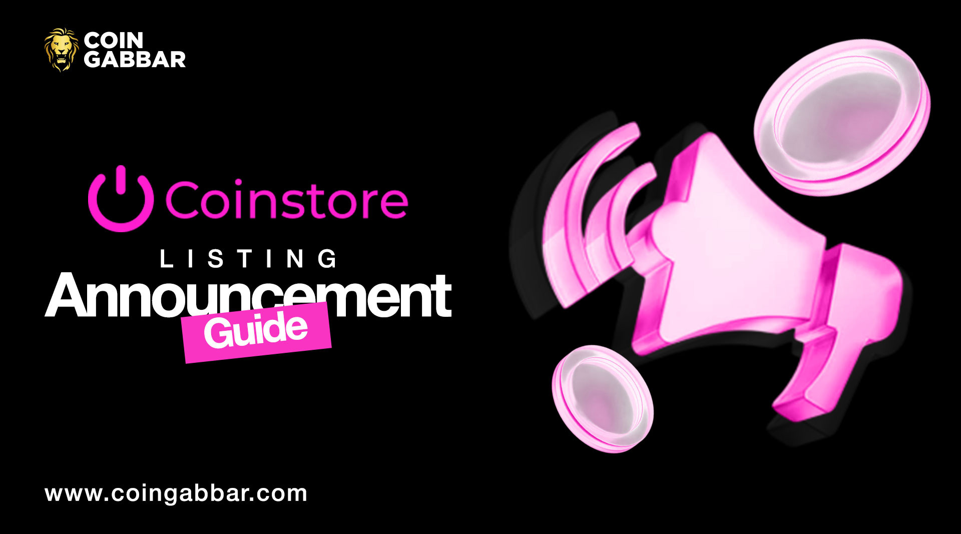 Coinstore Listing Announcement Guide