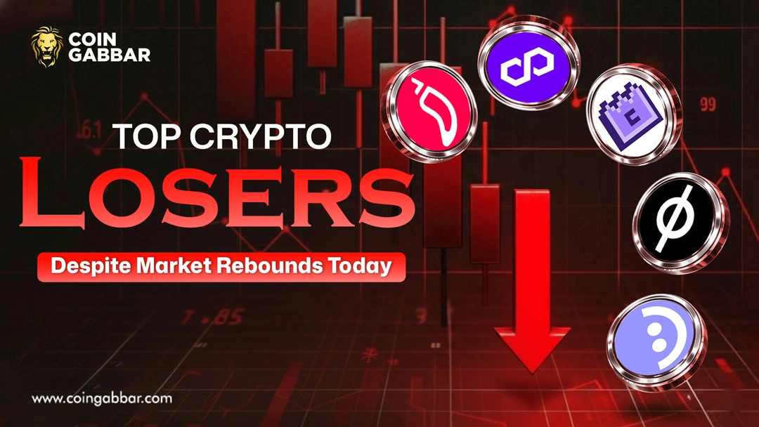 Top Crypto Losers Despite Market Rebounds Today