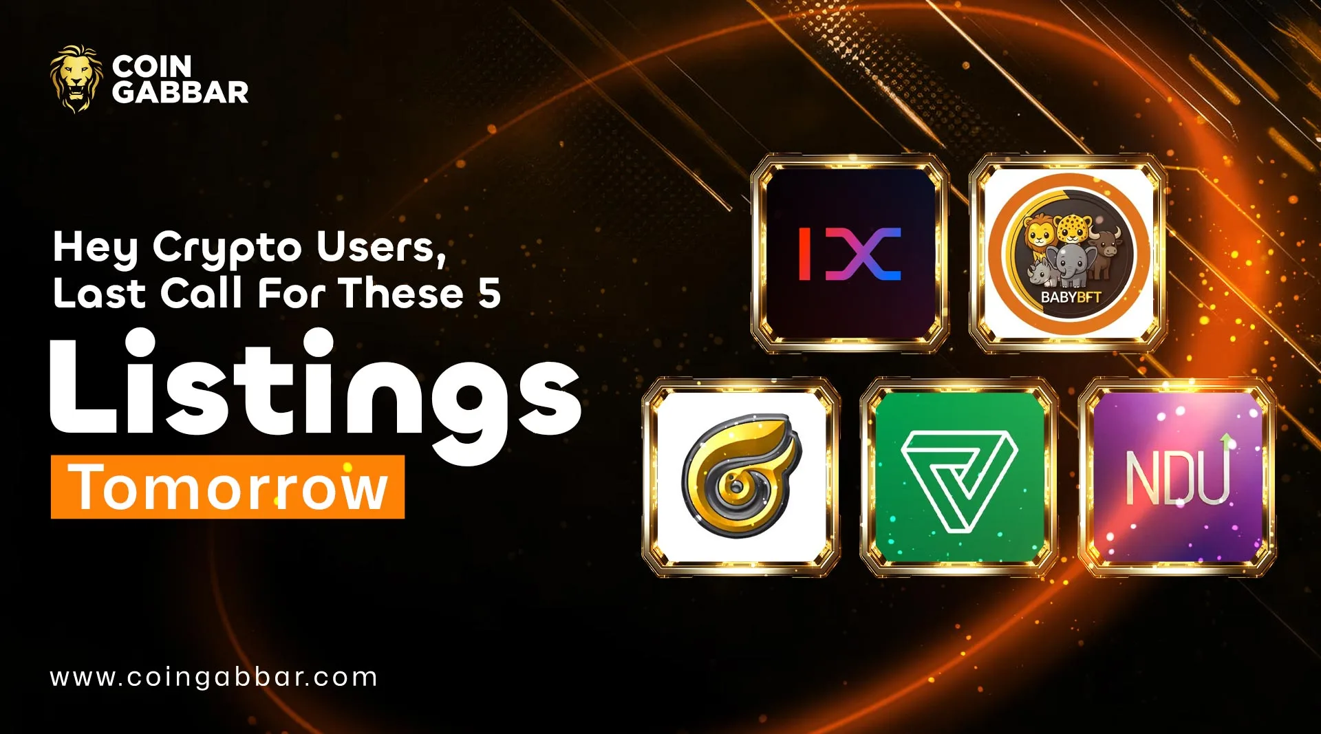 Final Token Launch Alert: Five Crypto Coin Listing Go Live Tomorrow