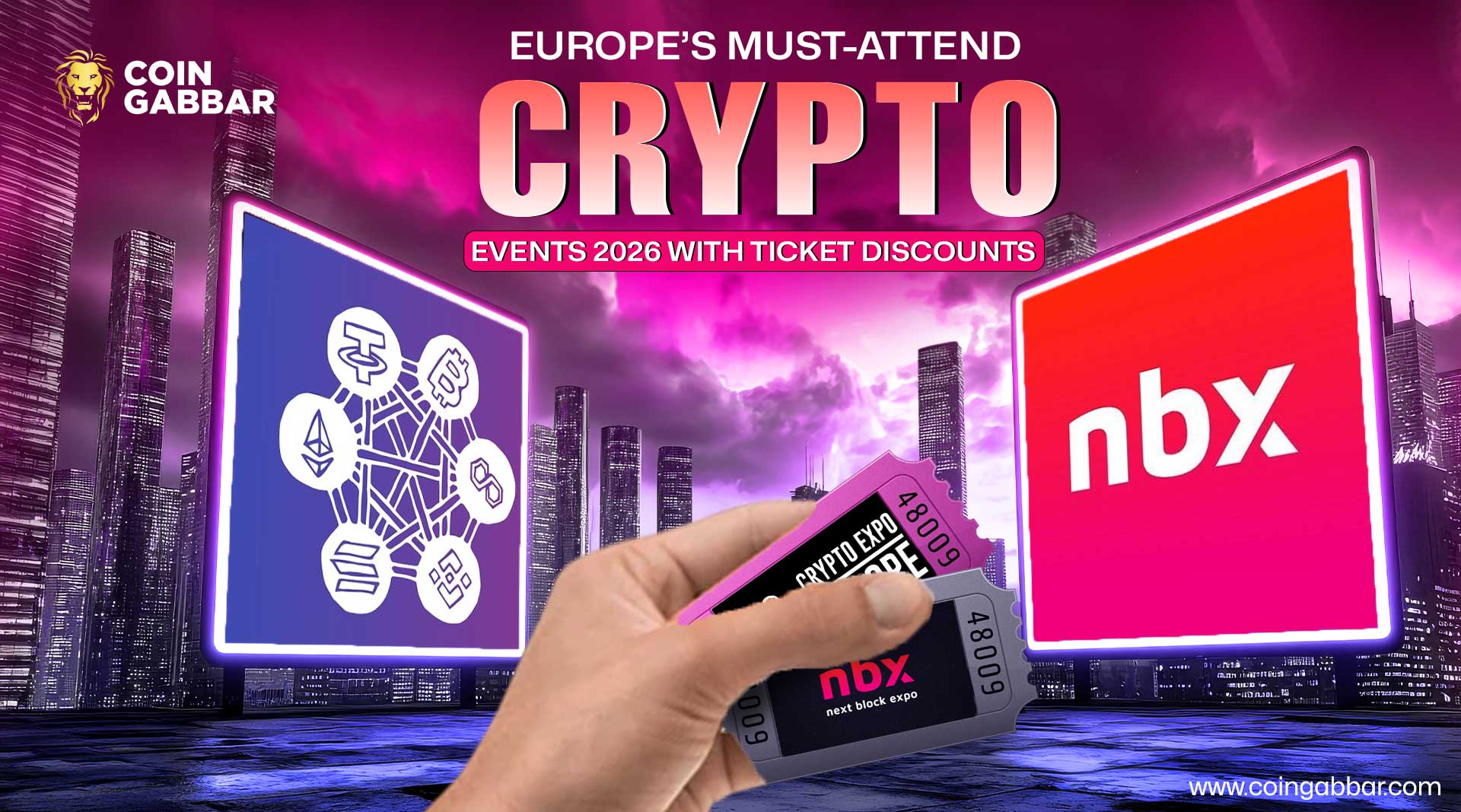 Europe’s Must-Attend Crypto Events 2026 With Ticket Discounts