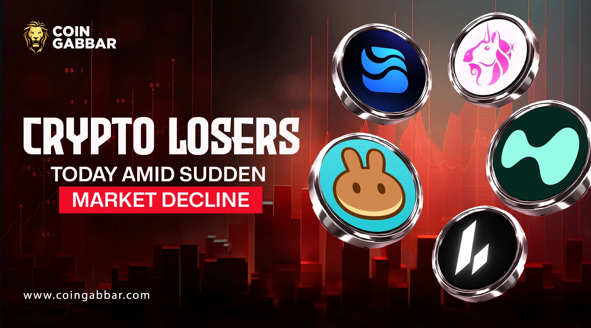 Crypto Losers Today Amid Sudden Market Decline