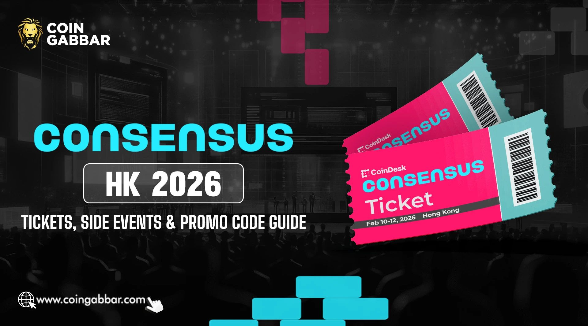 Consensus HK 2026 : Tickets, Side Events & Promo Code Guide