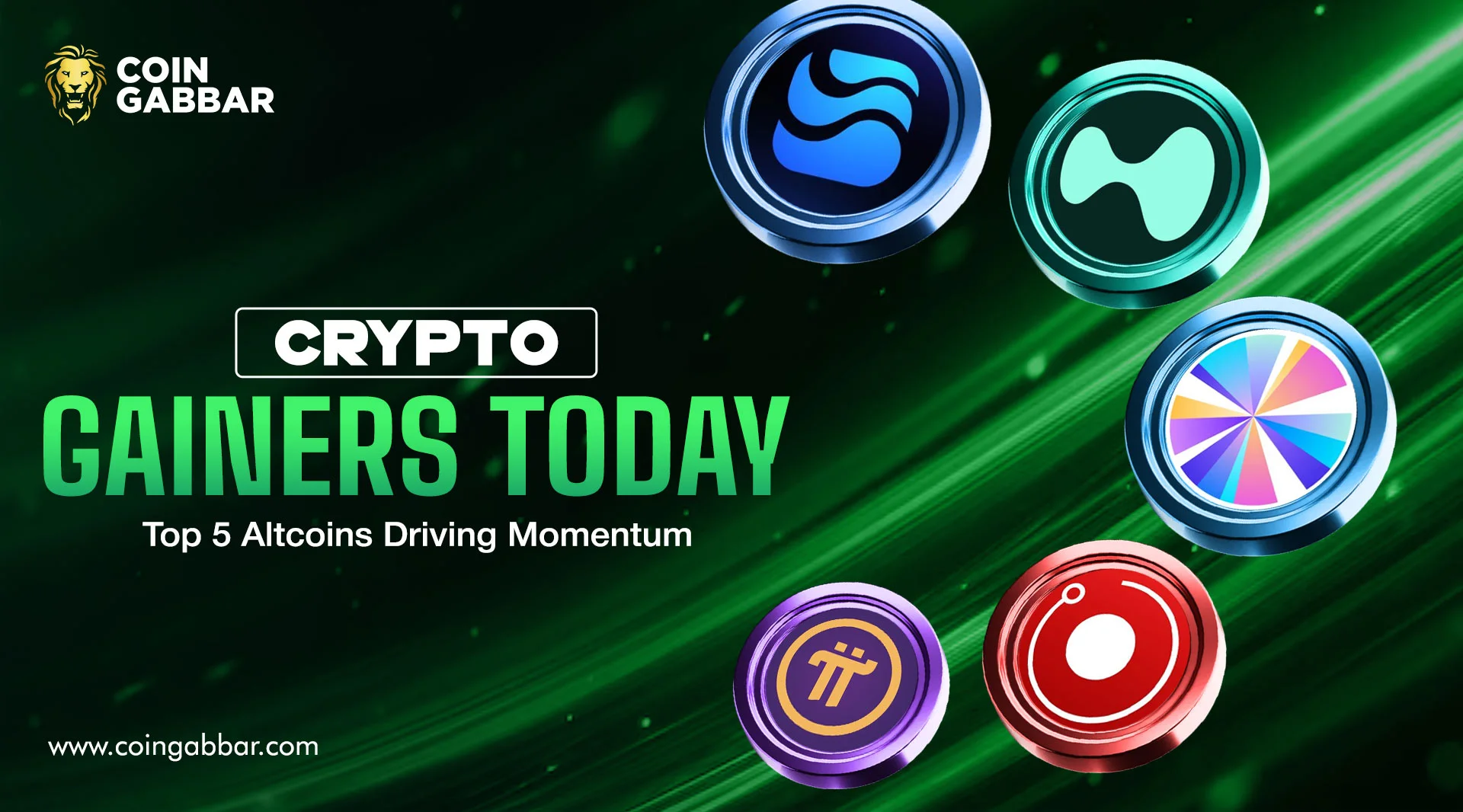 Crypto Gainers Today: Top 5 Altcoins Driving Momentum