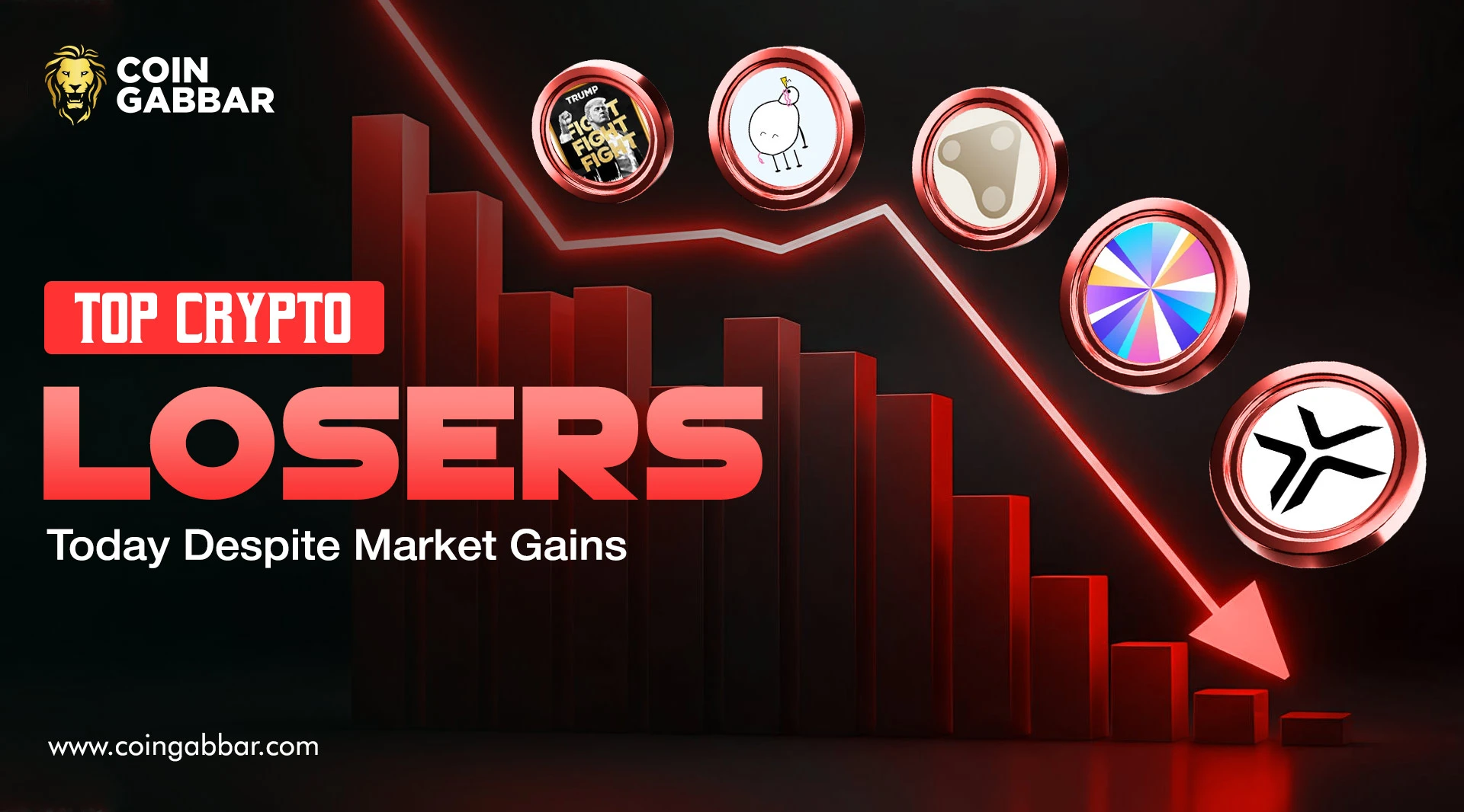 Top Crypto Losers Today Despite Market Gains