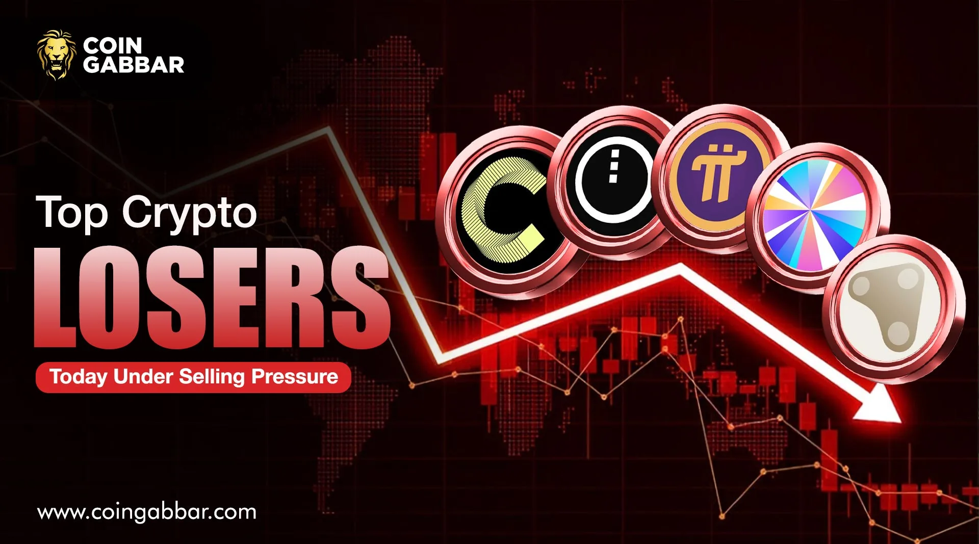 Top Crypto Losers Today Under Selling Pressure