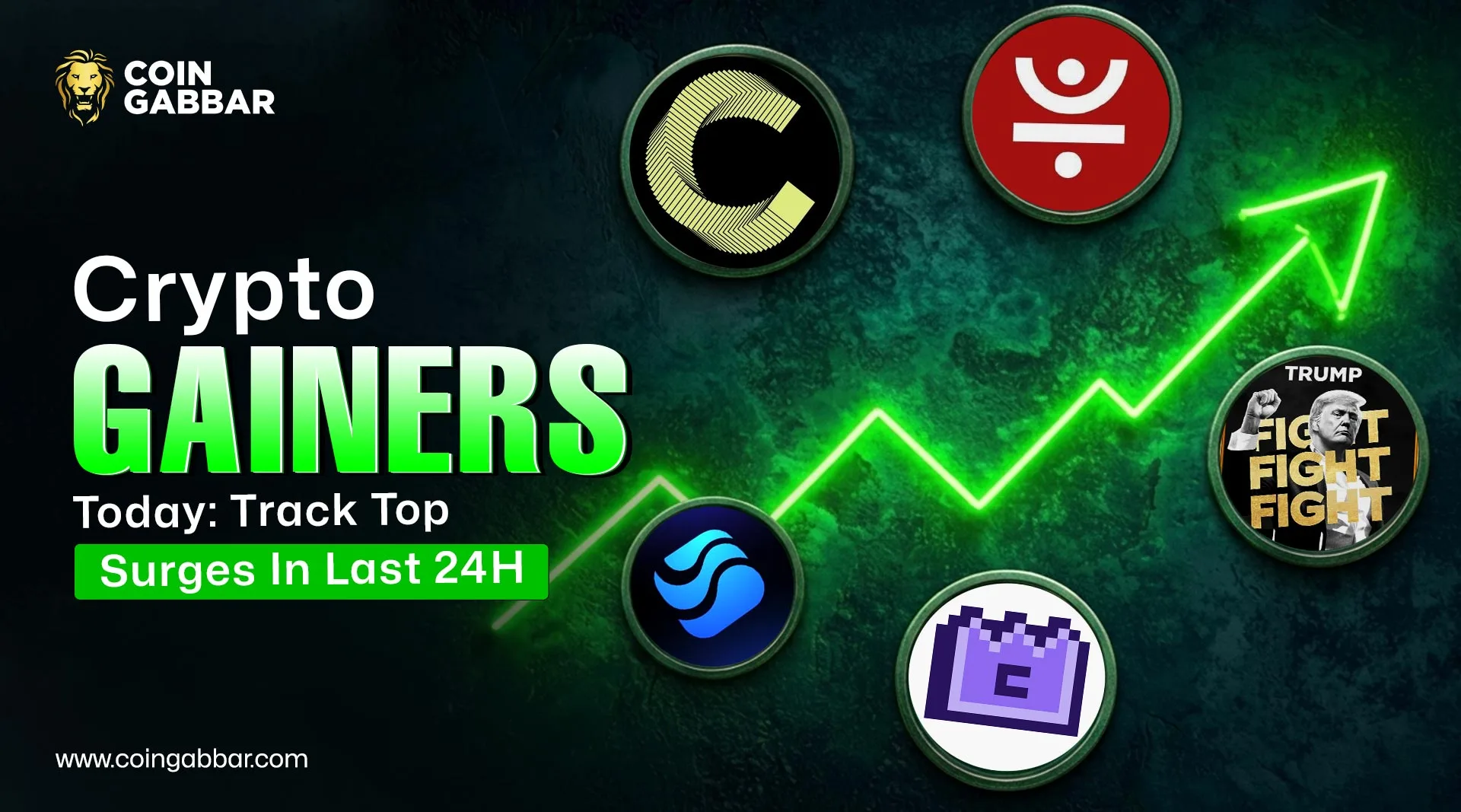 Crypto Gainers Today: Track Top Surges In Last 24H