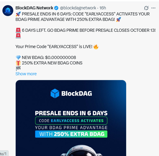 blockdag presale ends in 6 days