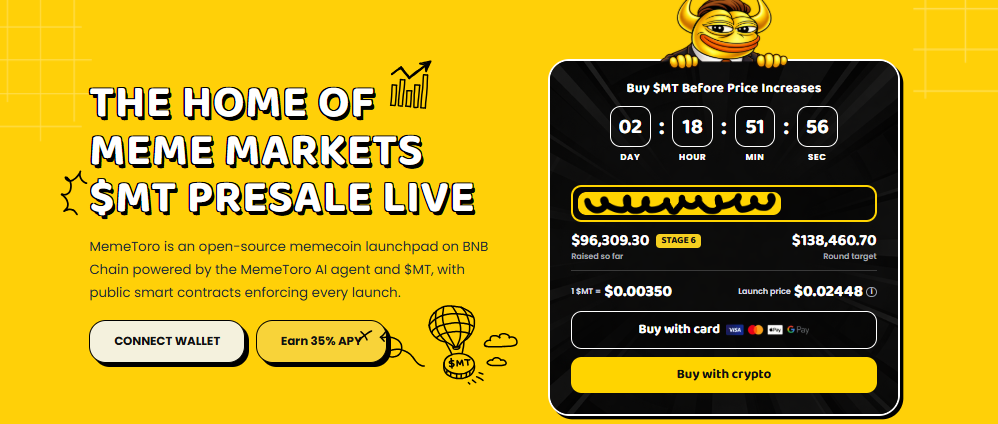 MemeToro Crypto Presale MemeToro Crypto Presale