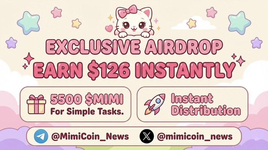 Mimi Airdrop Is Now Live Mimi Airdrop Is Now Live