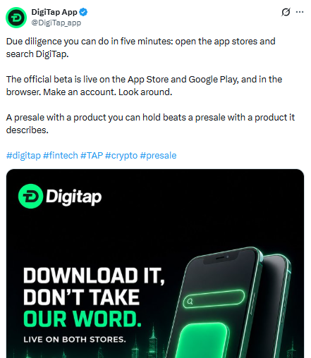 DigiTap Post on X DigiTap Post on X