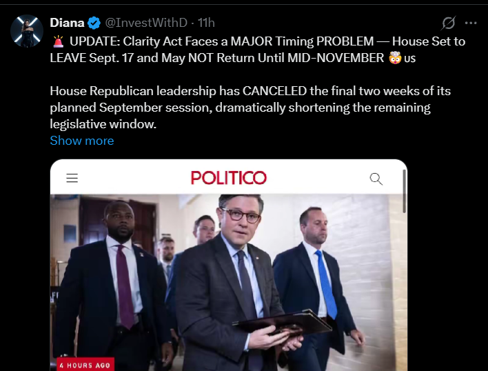 CLARITY Act News Today