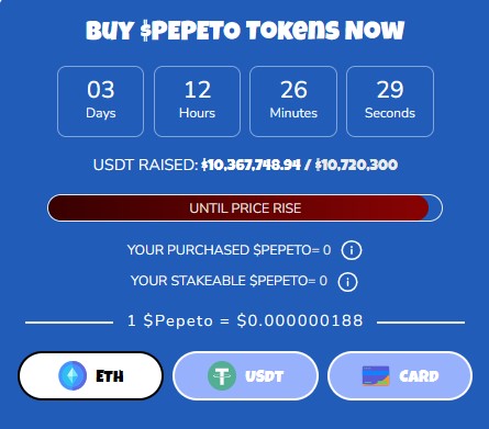 presale countdown pepeto presale countdown pepeto