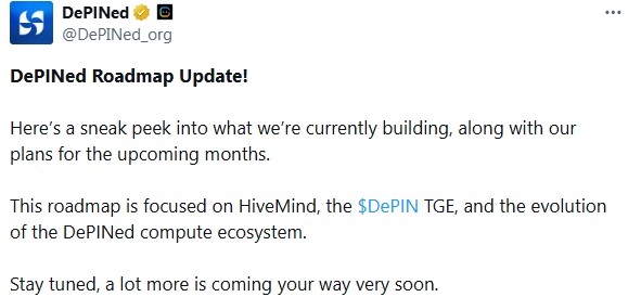 DePINed Roadmap Update