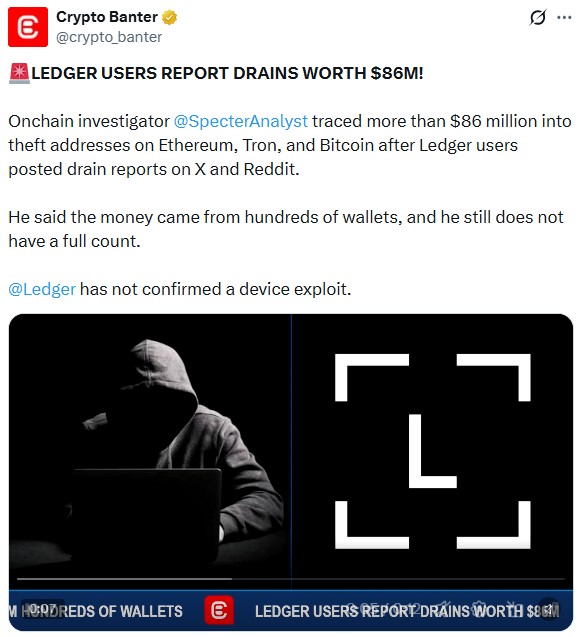 @SpecterAnalyst traced more than $86 million into theft addresses