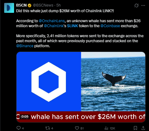Chainlink crash news today Chainlink crash news today