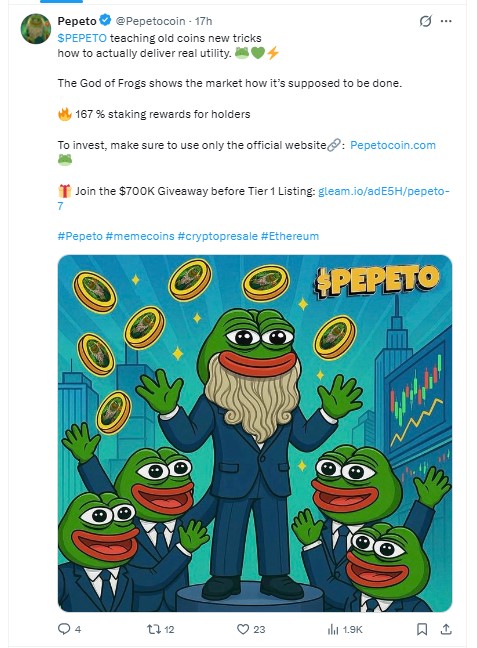 official update from the project