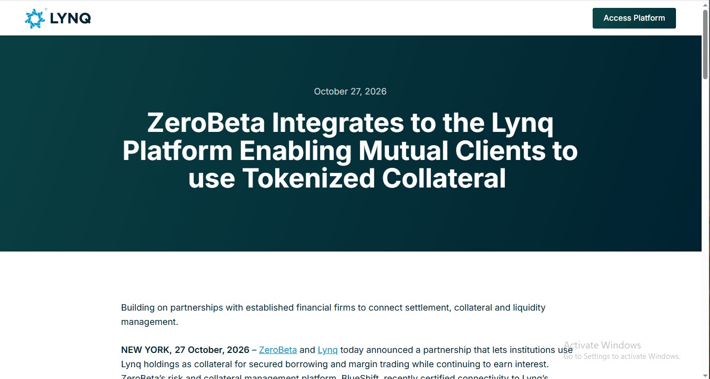 Official Lynq Announcement Official Lynq Announcement