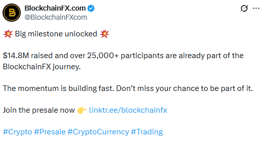 Blockchainfx presale update