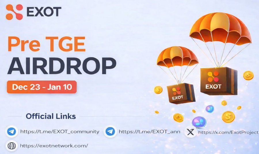 EXOT ($EXOT) — Ongoing Crypto Airdrop