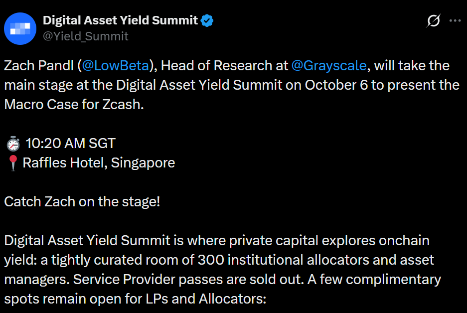 the Digital Asset Yield Summit the Digital Asset Yield Summit