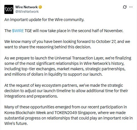 Wire Network X-Post Wire Network X-Post