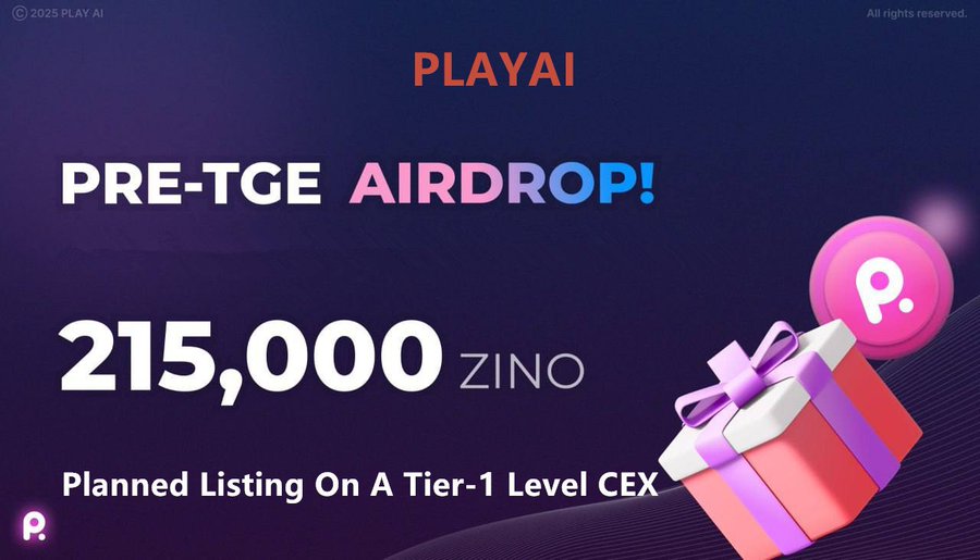 PlayAI ($PLAYAI) Airdrop Details PlayAI ($PLAYAI) Airdrop Details