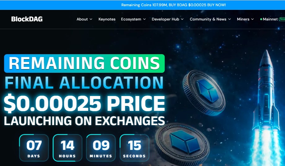 BlockDAG Presale Coins Allocation