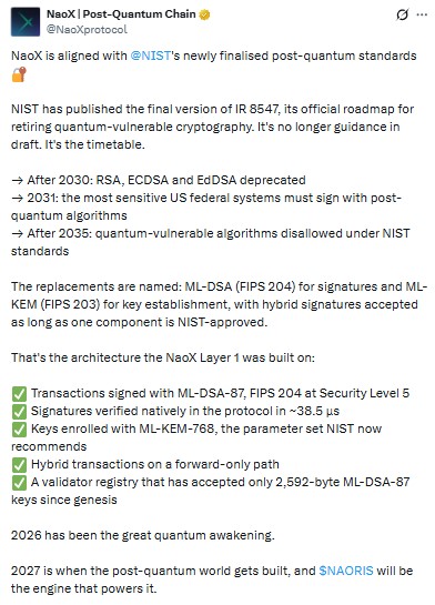 Can Naox Protocol Meet NIST Post-Quantum Standards?