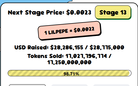 little pepe presale price