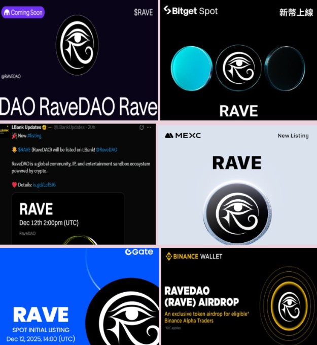 RaveDAO Crypto Token Listing Date