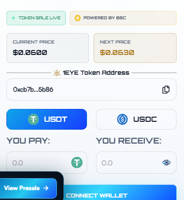 1eyechain presale price