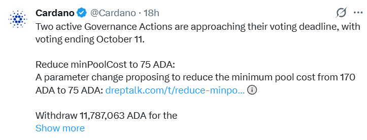 Cardano Governance Vote Cardano Governance Vote