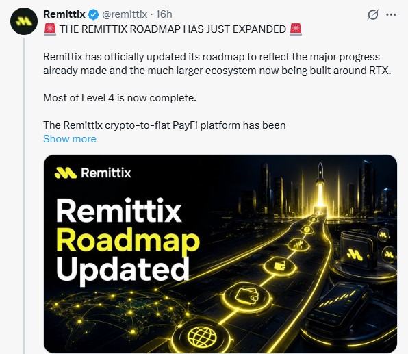 Remittix roadmap update
