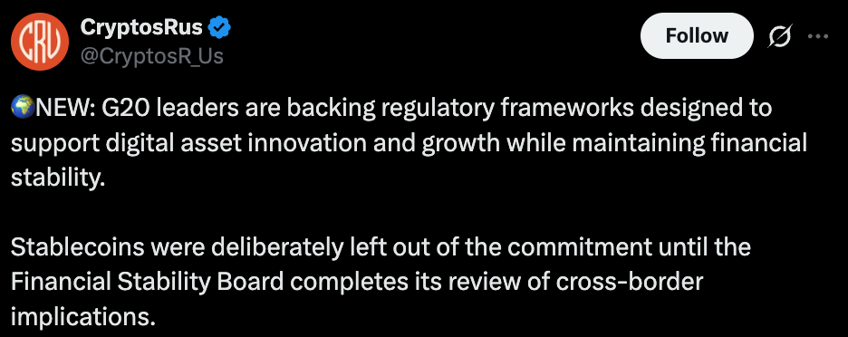 CryptoRus official Tweet CryptoRus official Tweet