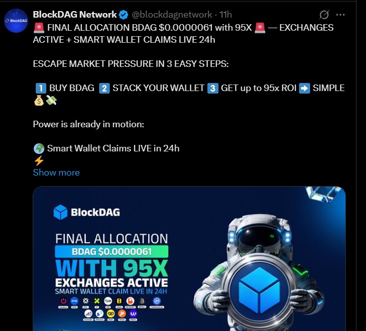 BlockDAG Announces Final Allocation Again BlockDAG Announces Final Allocation Again