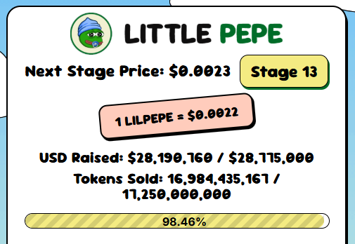 little pepe presale price