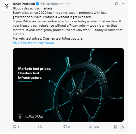 DEXE posted a tweet on X