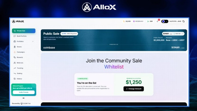 Allox presale details