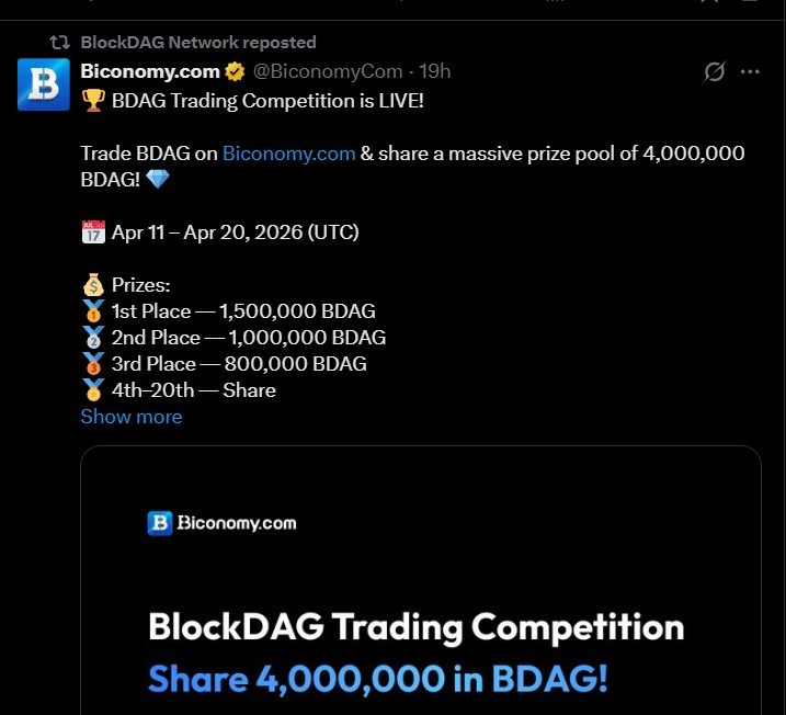 BDAG Biconomy Trading Contest BDAG Biconomy Trading Contest
