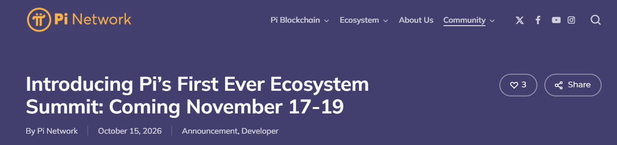 Pi Network Ecosystem Summit 2026 Pi Network Ecosystem Summit 2026