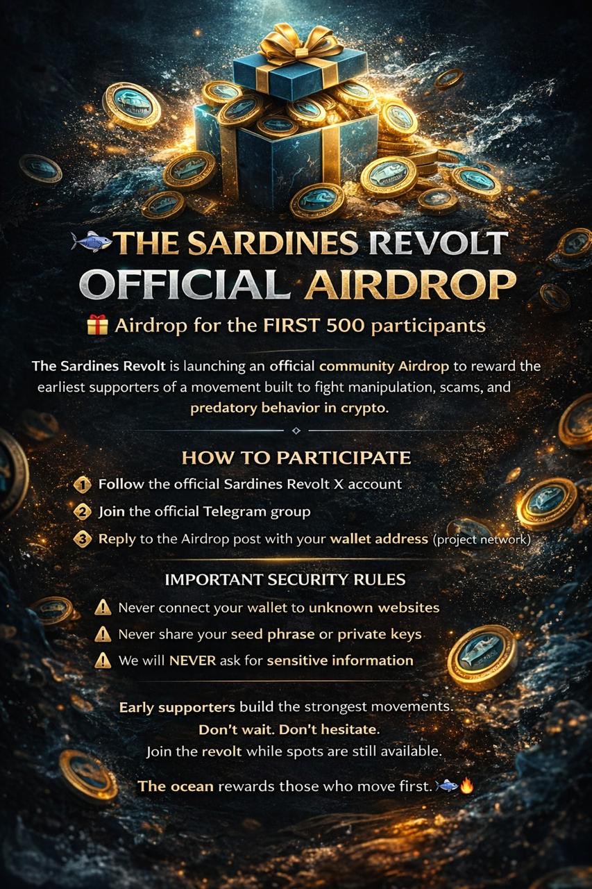  The Sardines Revolt (SARD) — Community Meme Airdrop