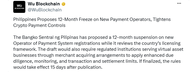 Philippines BSP Freeze Could Reshape Crypto 