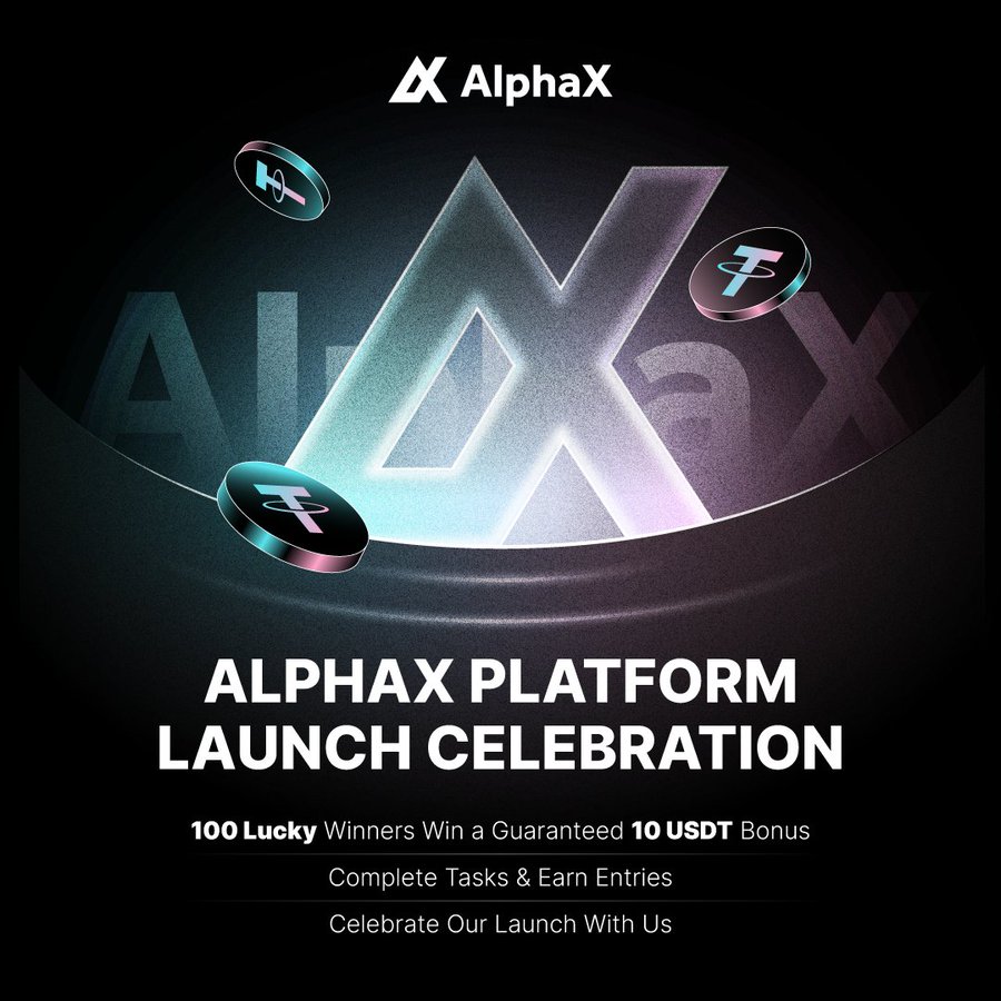 AlphaX Launch Airdrop — USDT Trading Bonus AlphaX Launch Airdrop — USDT Trading Bonus